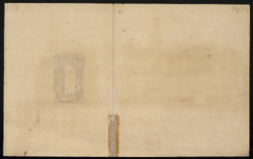 Metz. Cahier J : ville, fortifications. Folio 2, verso.
Feuillet vierge.